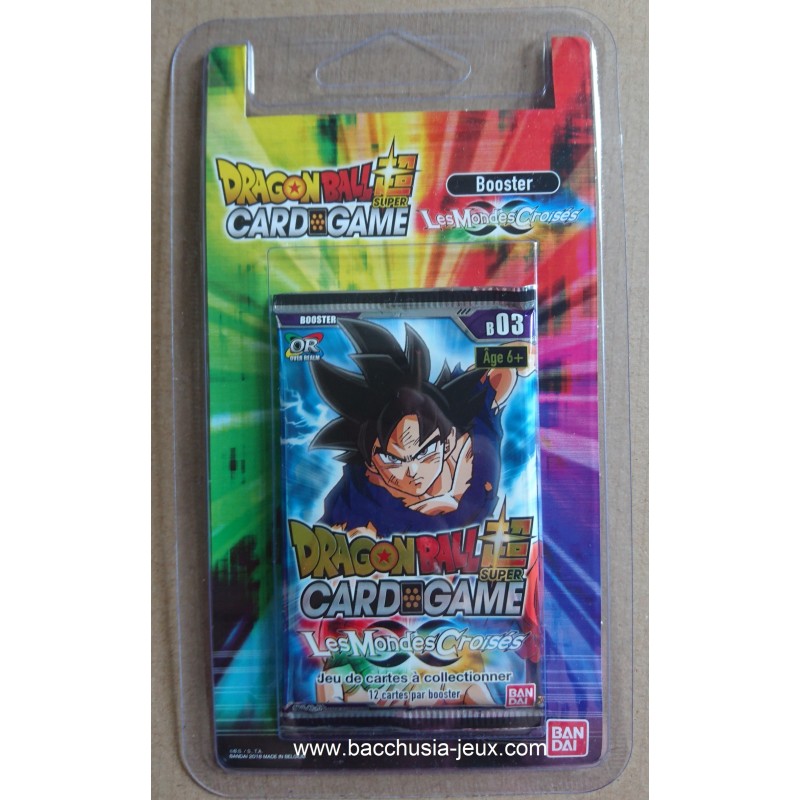 Dragon Ball Super - 1 Booster blister B03 - Les Mondes Croisés