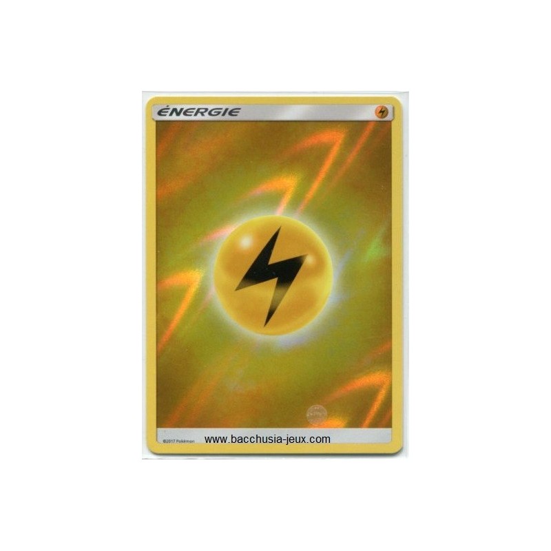 Cartes Pokémon Energie Electricité Reverse