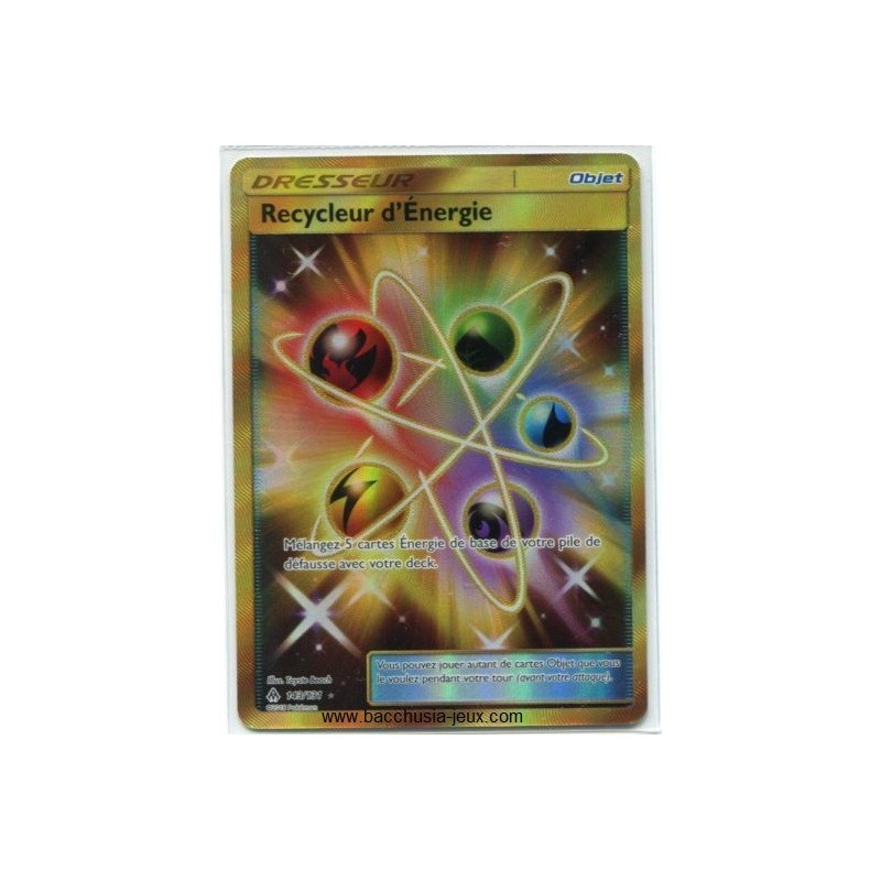 Cartes Pokémon SL6 143/131 Recycleur d'Energie Secrète