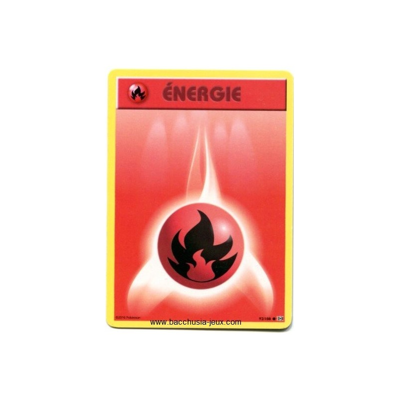 Carte Pokemon XY12 Energie feu 92/108