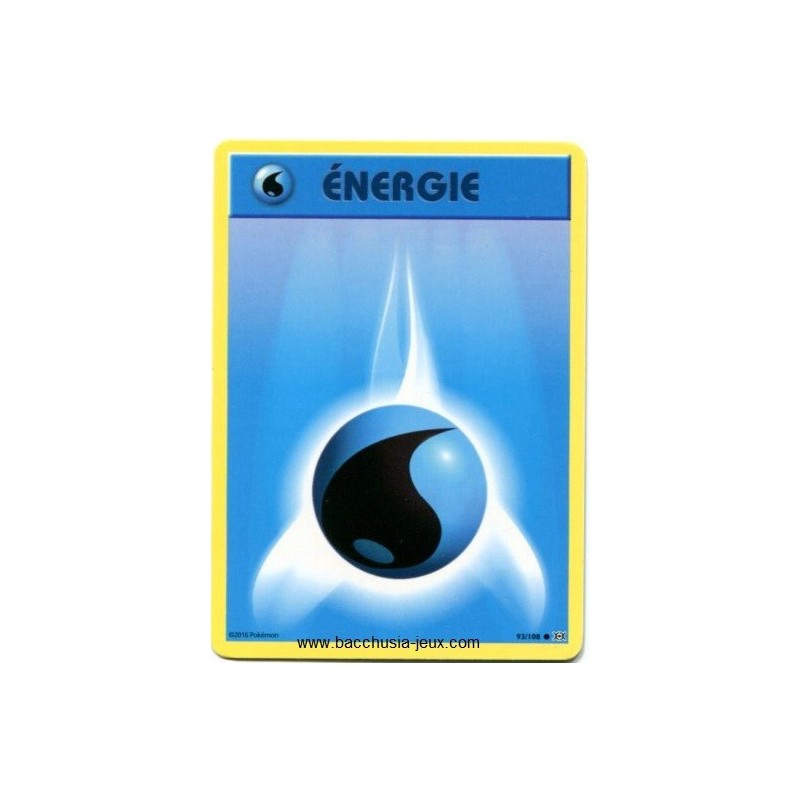 Carte Pokemon XY12 Energie eau 93/108