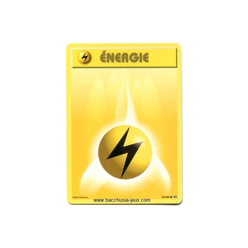 Carte Pokemon XY12 Energie Electricité 94/108