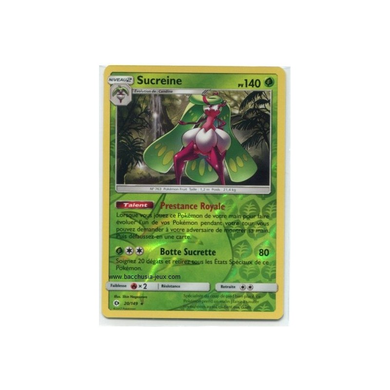 Carte Pokemon SL1 20/149 Sucreine Holo Reverse