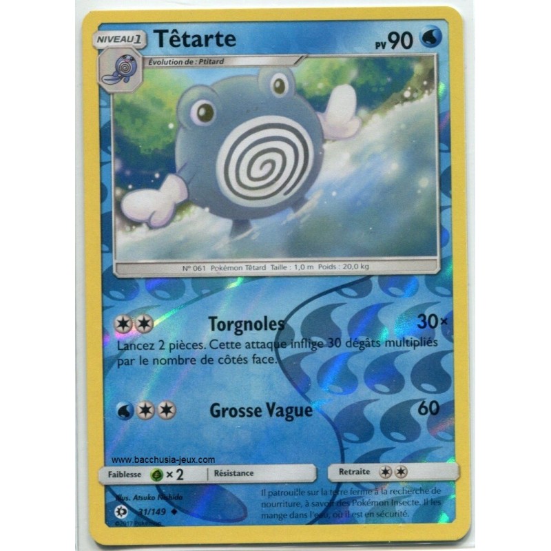 Carte Pokemon SL1 31/149 Têtarte Reverse