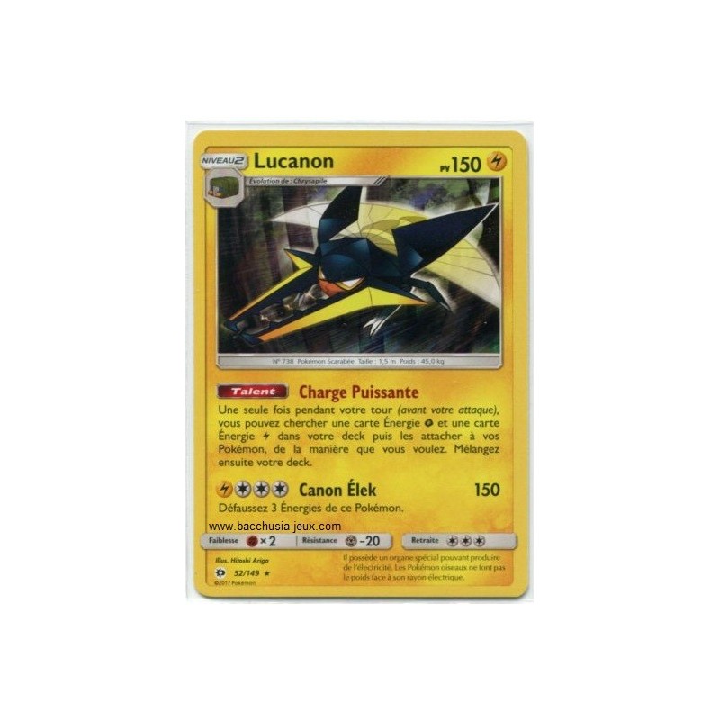 Carte Pokemon SL1 52/149 Lucanon Holo