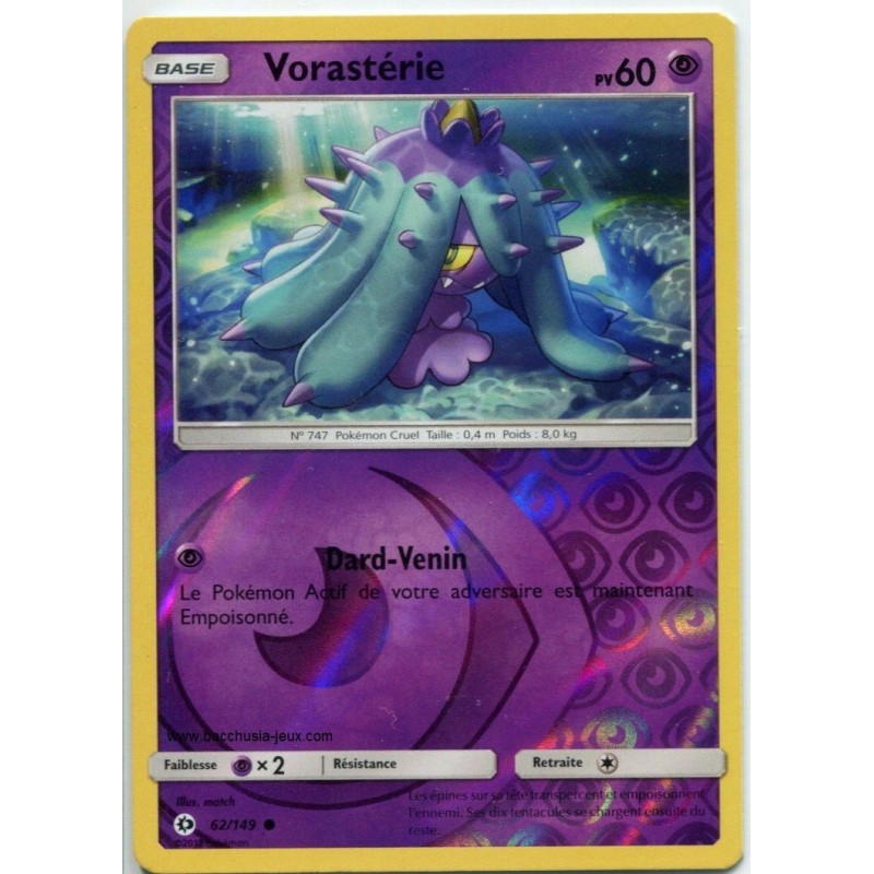 Carte Pokemon SL1 62/149 Vorastérie Reverse