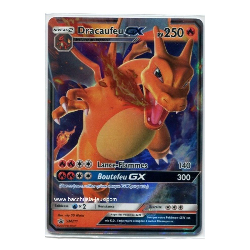 Carte Pokemon Jumbo DRACAUFEU GX