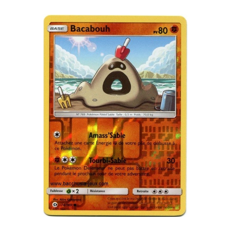 Carte Pokemon SL1 74/149 Bacabouh Reverse
