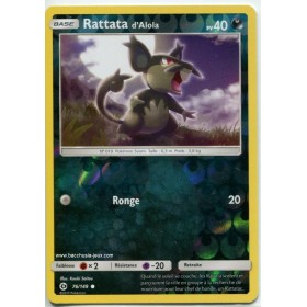 Carte Pokemon SL1 76/149 Rattata d'Alola Reverse