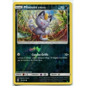 Carte Pokemon SL1 78/149 Miaouss Reverse