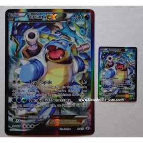 Cartes Pokemon Tortank EX XY122 Normale+Jumbo (Collection rouge et bleu)