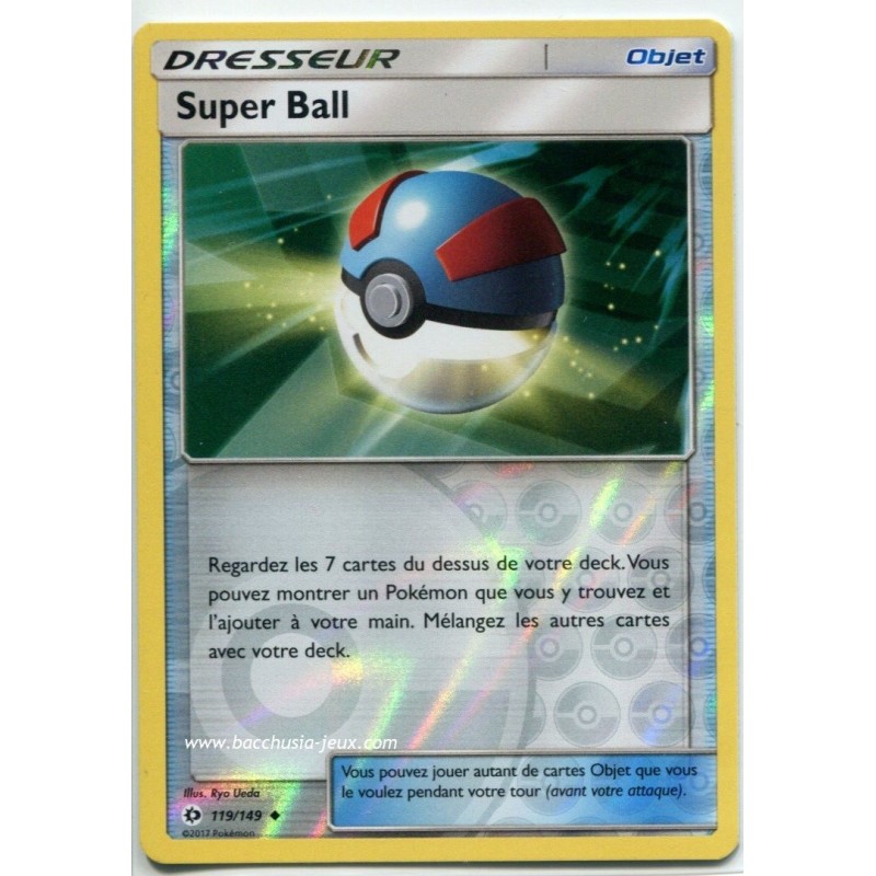 Carte Pokemon SL1 119/149 Super Ball reverse