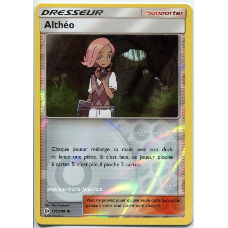 Carte Pokemon SL1 121/149 Altheo reverse