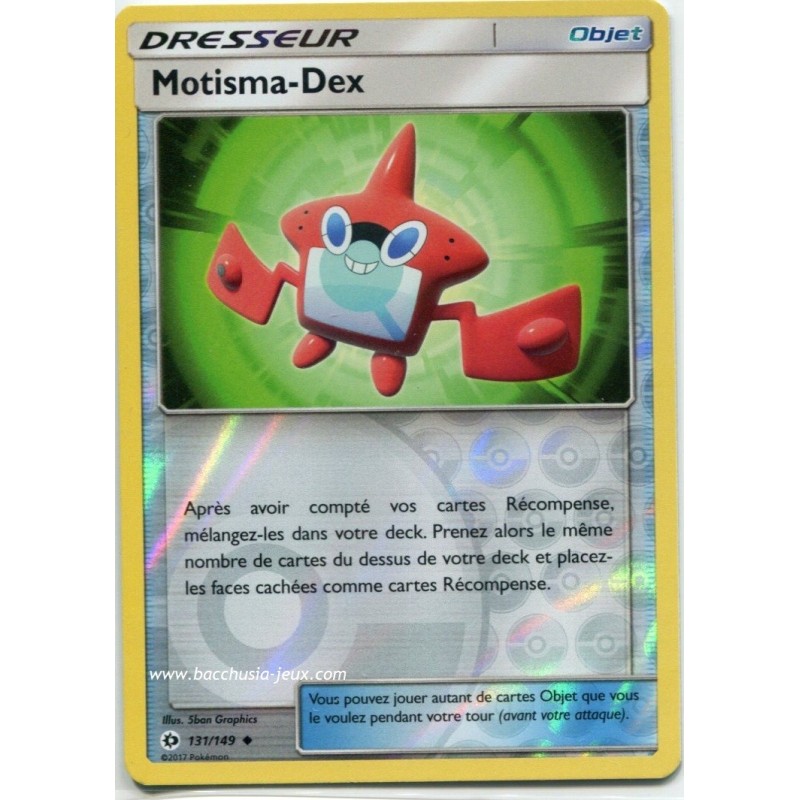 Carte Pokemon SL1 131/149 Mostima-Dex reverse