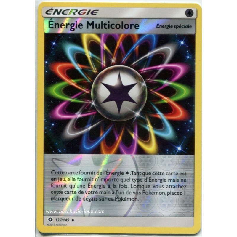 Carte Pokemon SL1 137/149 Energie Multicolore reverse