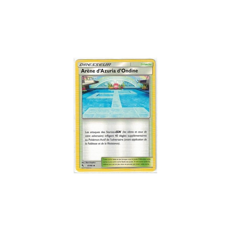 Carte Pokemon SL11.5 61/68 Arene d'Azuria d'Ondine