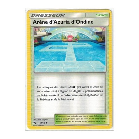 Carte Pokemon SL11.5 61/68 Arene d'Azuria d'Ondine