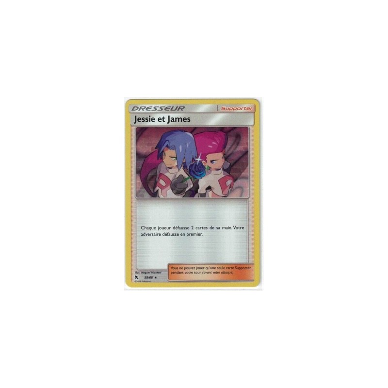 Carte Pokemon SL11.5 58/68 Jessie et James Holo