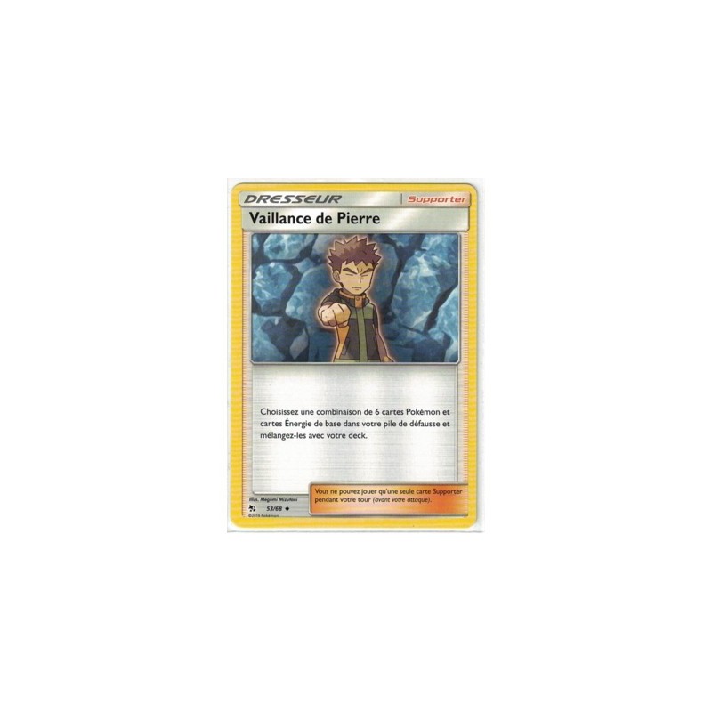 Carte Pokemon SL11.5 53/68 Vaillance de Pierre