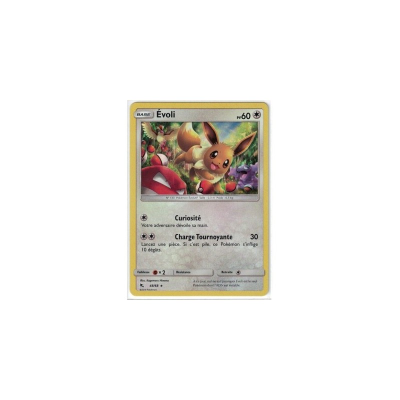 Carte Pokemon SL11.5 48/68 Evoli Holo