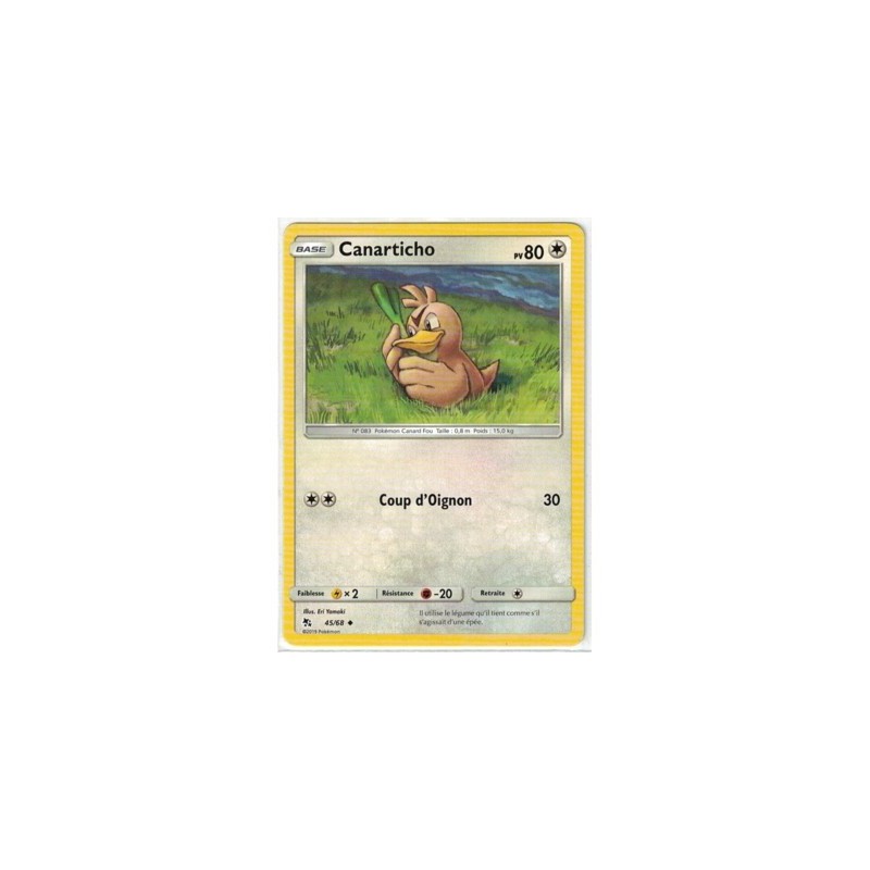 Carte Pokemon SL11.5 45/68 Canarticho