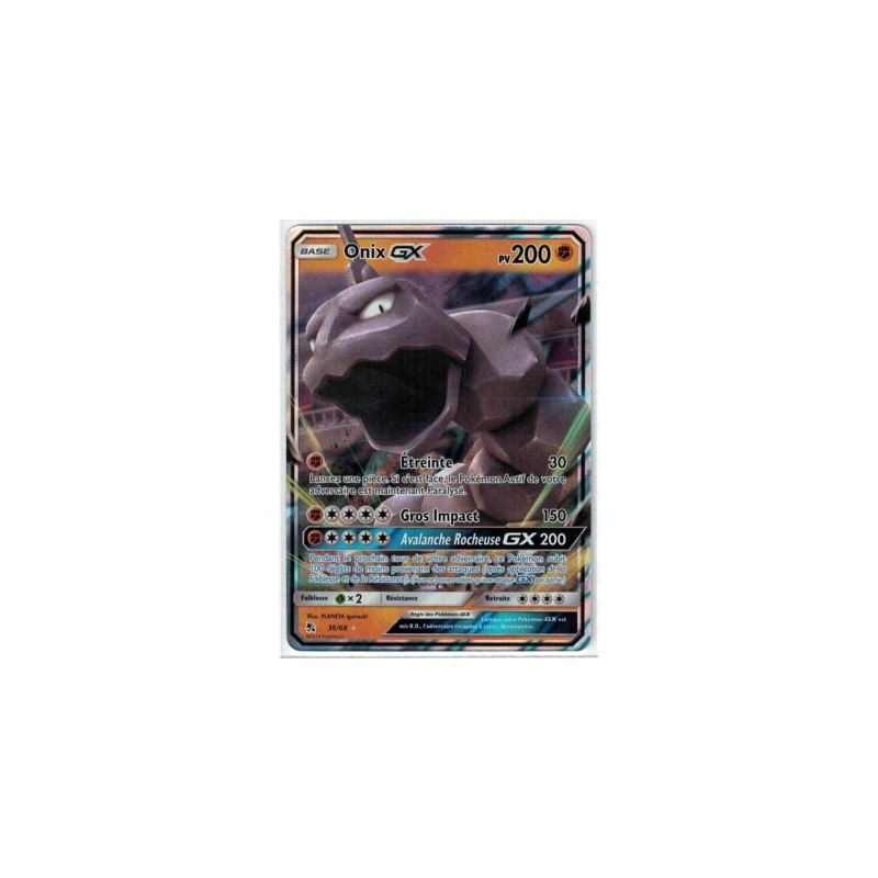 Carte Pokemon SL11.5 36/68 Onix GX