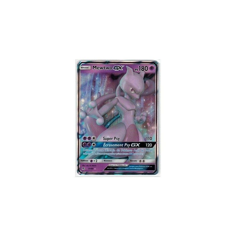 Carte Pokemon SL11.5 31/68 Mewtwo GX