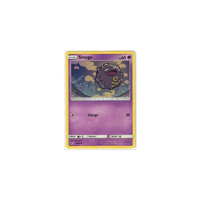 Carte Pokemon SL11.5 28/68 Smogo