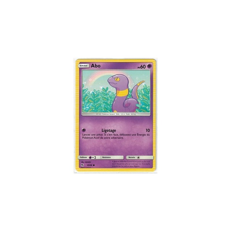 Carte Pokemon SL11.5 25/68 Abo