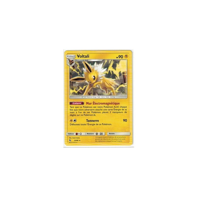 Carte Pokemon SL11.5 23/68 Voltali