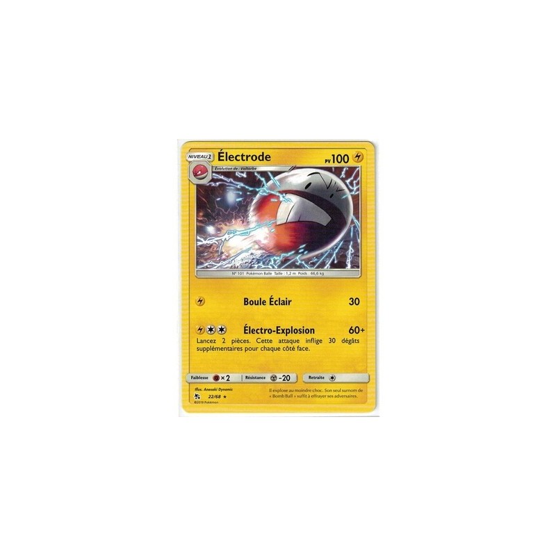 Carte Pokemon SL11.5 22/68 Electrode