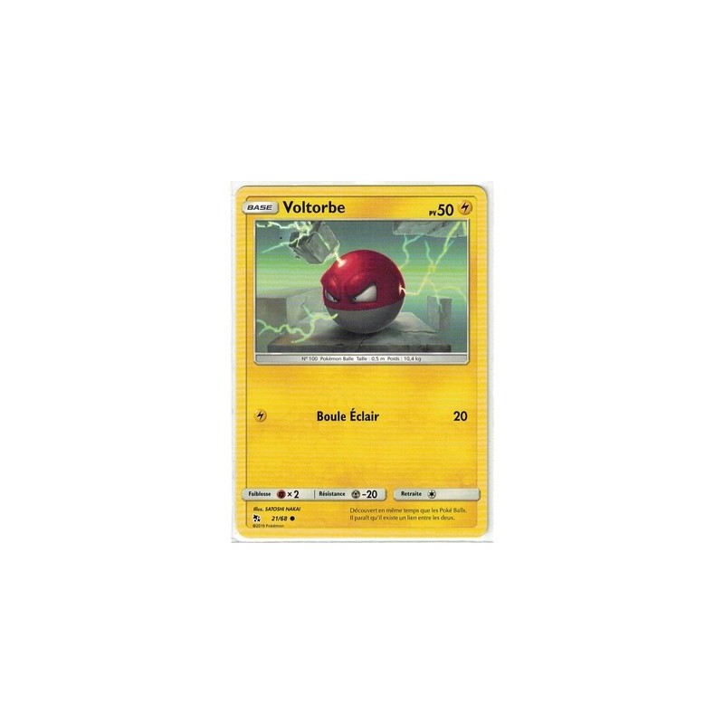 Carte Pokemon SL11.5 21/68 Voltorbe