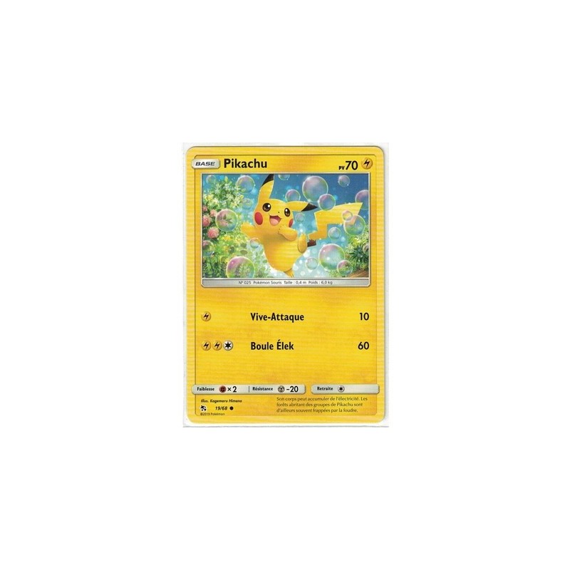 Carte Pokemon SL11.5 19/68 Pikachu