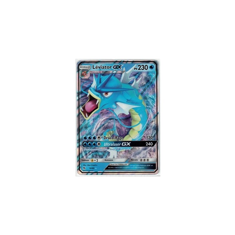 Carte Pokemon SL11.5 16/68 Leviator GX