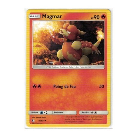 Carte Pokemon SL11.5 10/68 Magmar