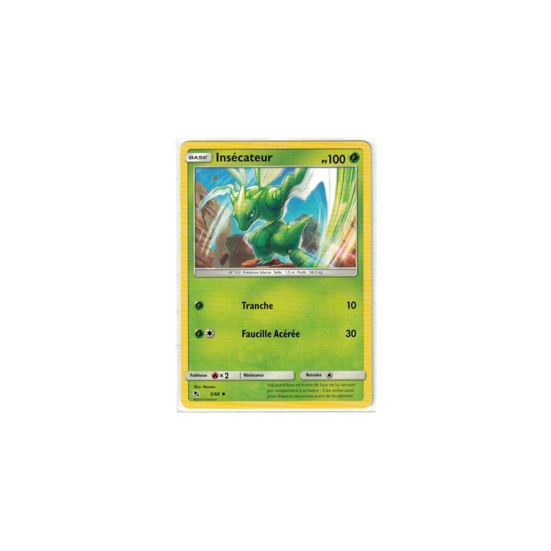 Carte Pokemon SL11.5 5/68 Insecateur