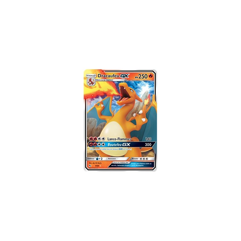 Carte Pokemon SL11.5 9/68 Dracaufeu GX