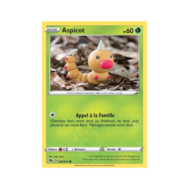 Carte Pokemon EB3.5 /73 Aspicot