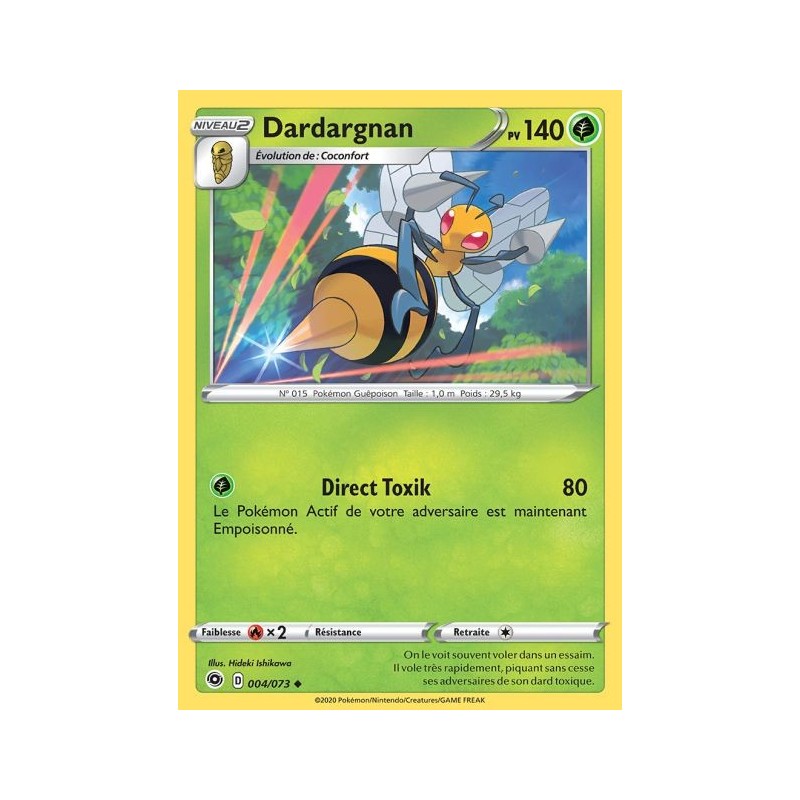 Carte Pokemon Eb3 5 4 73 Dardargnan Bacchusia Jeux