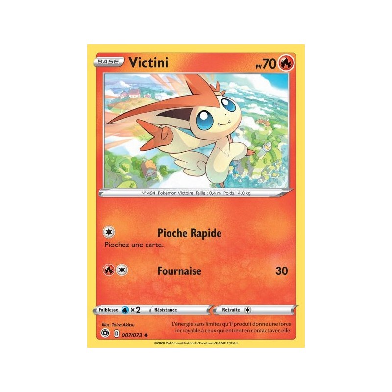 Carte Pokemon EB3.5 7/73 Victini