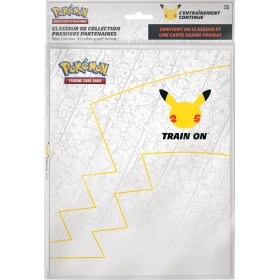 Pokemon 25 ans Carte Pikachu et Portfolio spécial carte jumbo