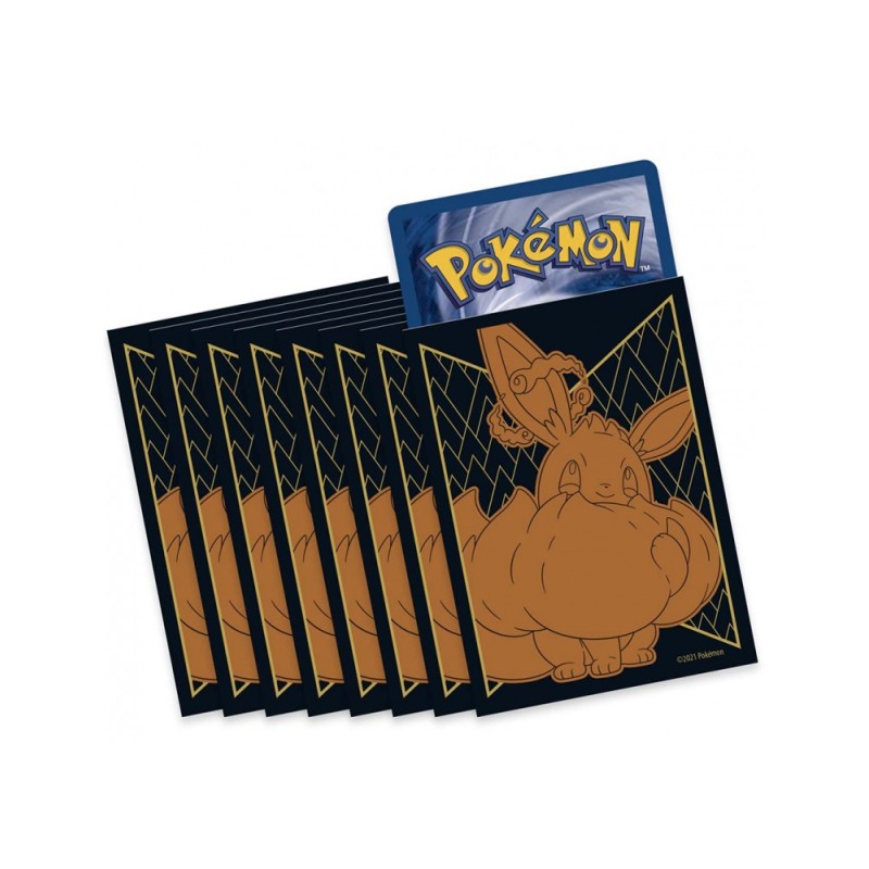 Pokemon Sleeve x1 protège carte Evoli VMax ETB EB4.5