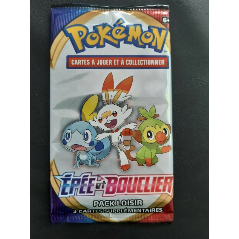 Booster Blister Pokémon Mon Epée et Bouclier 8 - Carte à