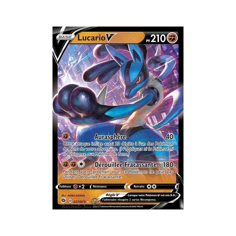 Carte Pokemon EB3.5 27/73 Lucario V