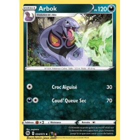 Carte Pokemon EB3.5 34/73 Arbok