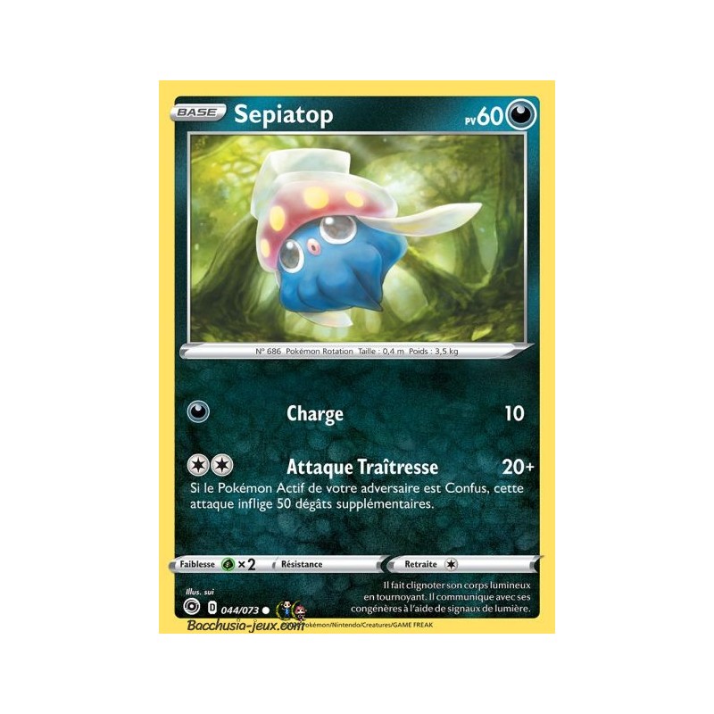 Carte Pokemon EB3.5 44/73 Sepiatop