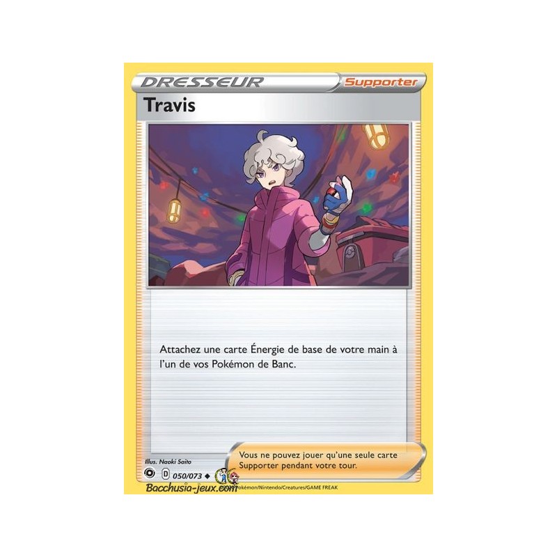 Carte Pokemon EB3.5 50/73 Travis