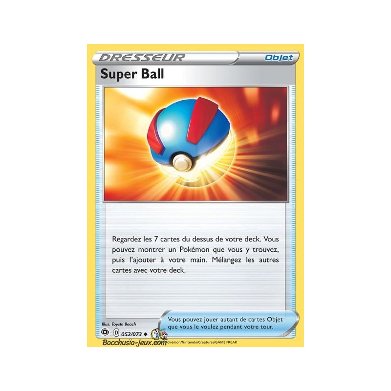 Carte Pokemon EB3.5 52/73 Super Ball