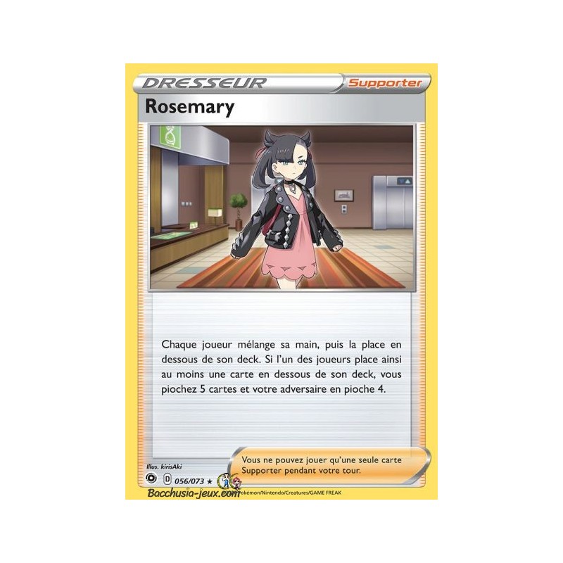 Carte Pokemon EB3.5 56/73 Rosemary