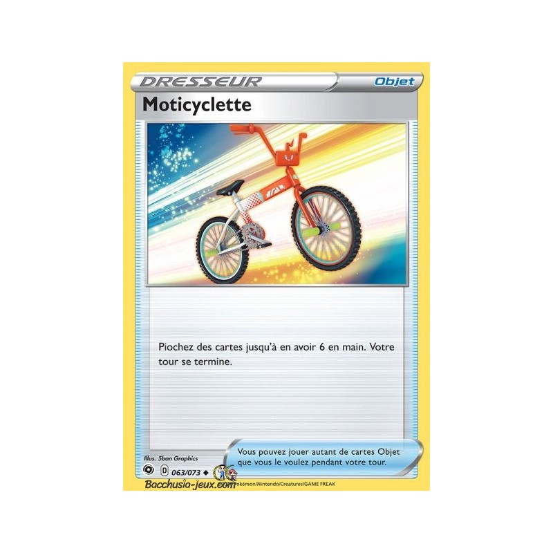 Carte Pokemon EB3.5 63/73 Moticyclette